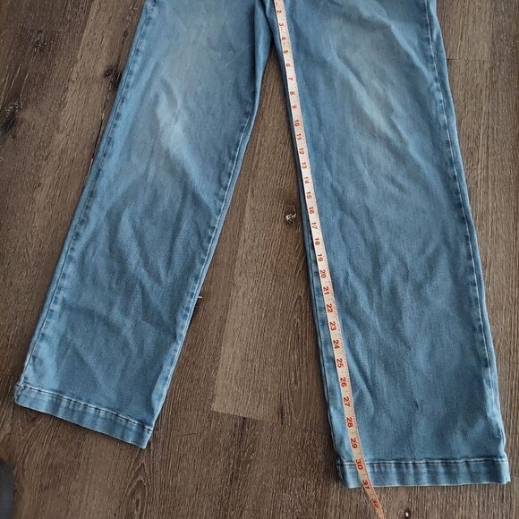 J. Jill Denim Full Leg Medium Wash Trousers Women’s Size 12 - Picture 8 of 10